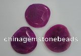 NGP1243 40*50mm - 45*55mm freeform agate gemstone pendants wholesale