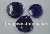 NGP1245 40*45mm - 50*55mm freeform agate gemstone pendants wholesale