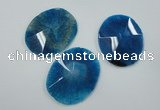 NGP1248 40*50mm - 45*55mm freeform agate gemstone pendants wholesale