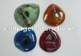 NGP1252 40*50mm - 55*65mm freeform agate gemstone pendants wholesale