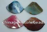 NGP1253 35*45mm - 40*55mm freeform agate gemstone pendants wholesale