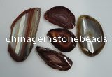 NGP1260 35*45mm - 50*80mm freeform agate gemstone pendants wholesale