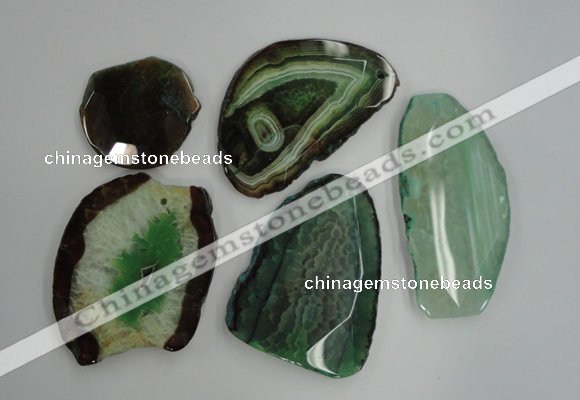 NGP1261 35*45mm - 45*70mm freeform agate gemstone pendants wholesale