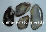 NGP1266 40*55mm - 60*80mm freeform agate gemstone pendants wholesale