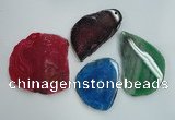 NGP1268 40*55mm - 60*80mm freeform agate gemstone pendants wholesale