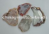 NGP1270 40*50mm - 60*80mm freeform agate gemstone pendants wholesale