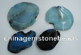 NGP1273 45*55mm - 70*90mm freeform agate gemstone pendants wholesale