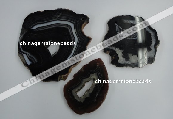 NGP1275 45*55mm - 70*90mm freeform agate gemstone pendants wholesale