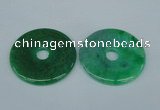 NGP1373 7*50mm - 8*55mm donut agate gemstone pendants