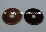 NGP1379 7*50mm - 8*55mm donut flower jade gemstone pendants