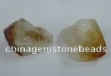 NGP1418 25*35mm - 30*40mm nuggets citrine gemstone pendants