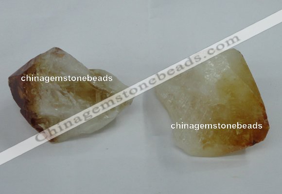 NGP1418 25*35mm - 30*40mm nuggets citrine gemstone pendants