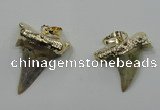 NGP1457 15*20mm - 20*30mm shark teeth pendants wholesale