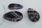 NGP1460 22*38mm - 30*50mm freeform amethyst gemstone pendants