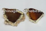 NGP1472 30*40mm - 40*50mm freeform agate gemstone pendants