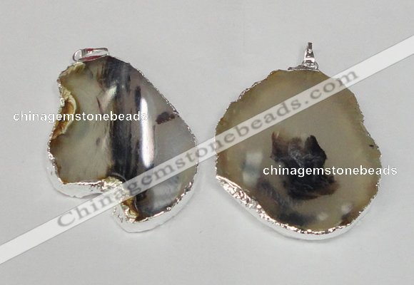 NGP1479 35*45mm - 45*55mm freeform montana agate pedants