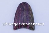 NGP150 2pcs 30*40mm fashion long spar stone pendants