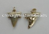 NGP1578 20*22mm - 20*25mm shark teeth pendants wholesale