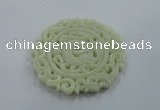 NGP1600 65*70mm Carved natural hetian jade pendants wholesale