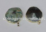 NGP1665 30*35mm - 35*40mm freeform agate gemstone pendants