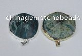 NGP1666 30*35mm - 35*40mm freeform agate gemstone pendants