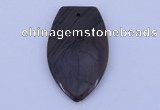 NGP167 2pcs 30*50mm grain stone pendants jewelry wholesale