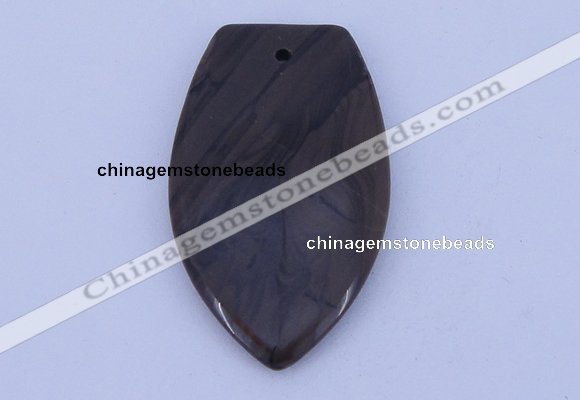 NGP167 2pcs 30*50mm grain stone pendants jewelry wholesale