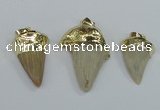 NGP1677 18*25mm - 22*30mm shark teeth pendants wholesale