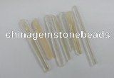 NGP1760 6*55mm - 8*80mm sticks white crystal beads pendants