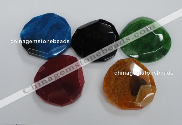 NGP1770 40*45mm - 50*55mm freeform agate gemstone pendants