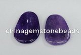 NGP1866 40*52mm - 40*58mm freeform agate gemstone pendants