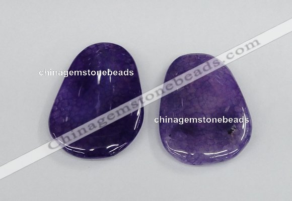 NGP1866 40*52mm - 40*58mm freeform agate gemstone pendants