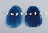 NGP1867 40*52mm - 40*58mm freeform agate gemstone pendants