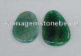 NGP1868 40*52mm - 40*58mm freeform agate gemstone pendants