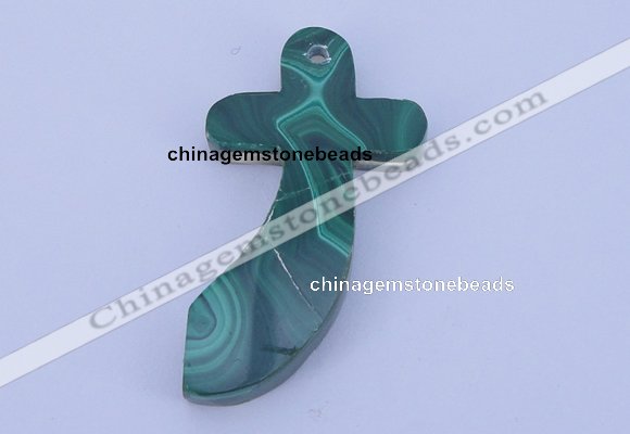 NGP189 29*51mm cross synthetic malachite gemstone pendant jewelry