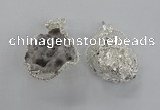 NGP1912 40*45mm - 45*50mm freeform druzy agate gemstone pendants