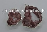 NGP2102 40*50mm - 55*65mm freeform druzy agate gemstone pendants