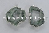 NGP2105 40*50mm - 55*65mm freeform druzy agate gemstone pendants