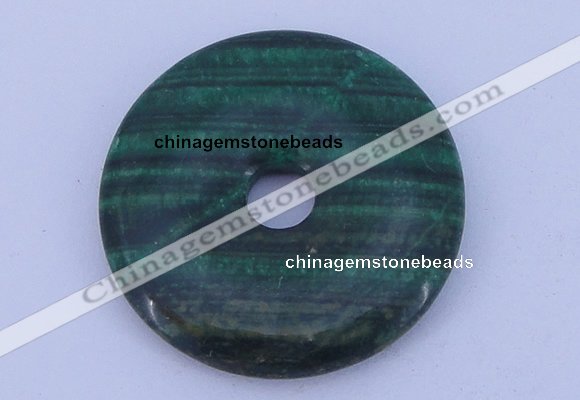 NGP216 5*35mm fashion dyed malachite gemstone donut pendant
