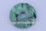 NGP219 5*30mm fashion african turquoise gemstone donut pendant