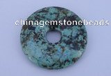 NGP220 7*40mm fashion african turquoise gemstone donut pendant