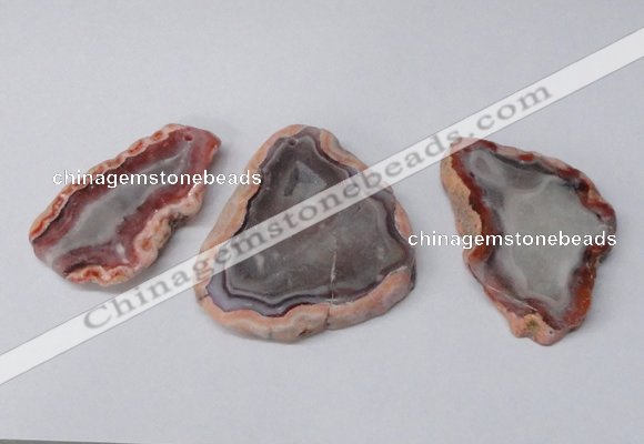 NGP2314 30*45mm - 50*60mm freeform agate gemstone pendants