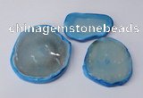 NGP2315 35*45mm - 55*65mm freeform agate gemstone pendants