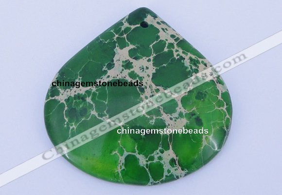 NGP234 30*30mm fashion dyed imperial jasper gemstone pendants