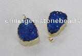 NGP2367 22*30mm - 25*30mm freefrom druzy agate pendants