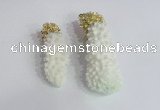 NGP2398 15*40mm - 20*60mm freefrom natural coral pendants