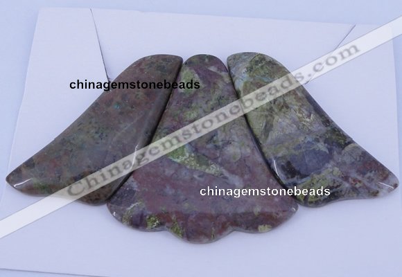 NGP24 Green rain forest stone pendants set jewelry wholesale