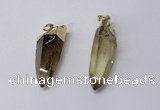 NGP2409 14*35mm - 16*50mm sticks quartz pendants wholesale