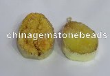 NGP2470 45*55mm - 50*65mm freeform druzy agate pendants wholesale