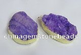 NGP2471 45*55mm - 50*65mm freeform druzy agate pendants wholesale